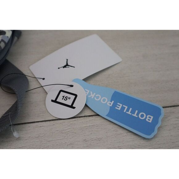 Jordan MA0923-782 Men's Sail Gray Jordan Jumpman Essentials Backpack - Picture 16 of 16